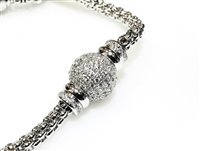Halskette Fope Dame in Weißgold Diamante 1.64 Ct 633CBBR - 633CBBR